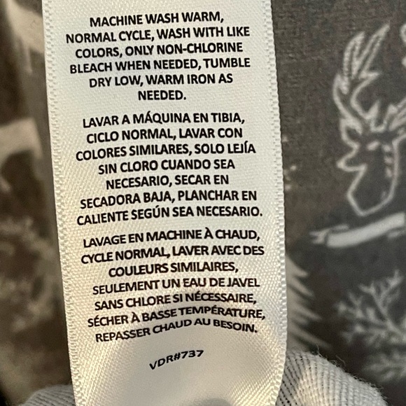 Eddie Bauer Cozy Holiday Night Gown / Sleep Shirt Size Small (C-36) - Picture 6 of 8